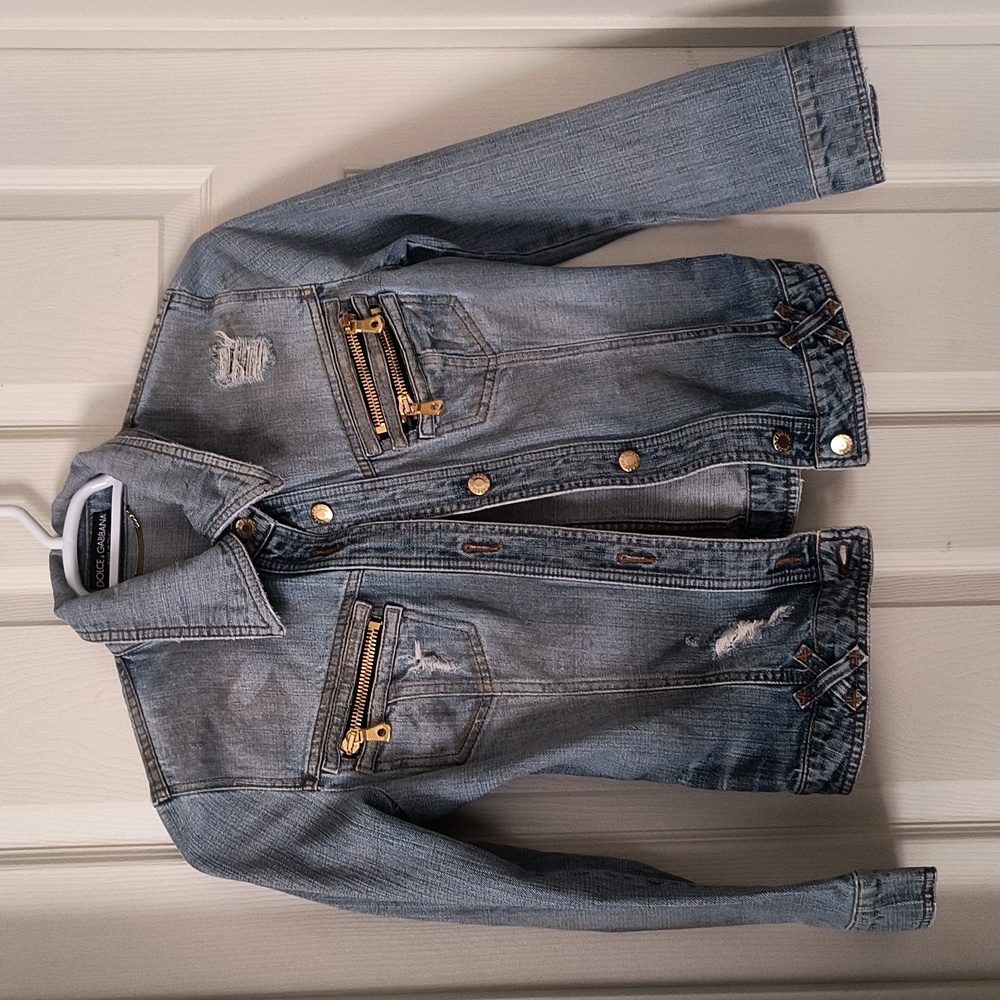 DOLCE & GABBANA Denim Jacket Vintage (S to M) Size 40